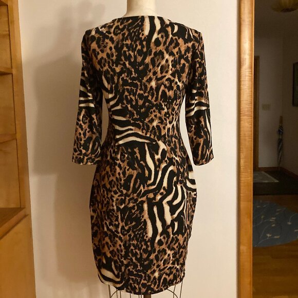 ADRESSING WOMAN Animal Print Dress - Picture 4 of 4